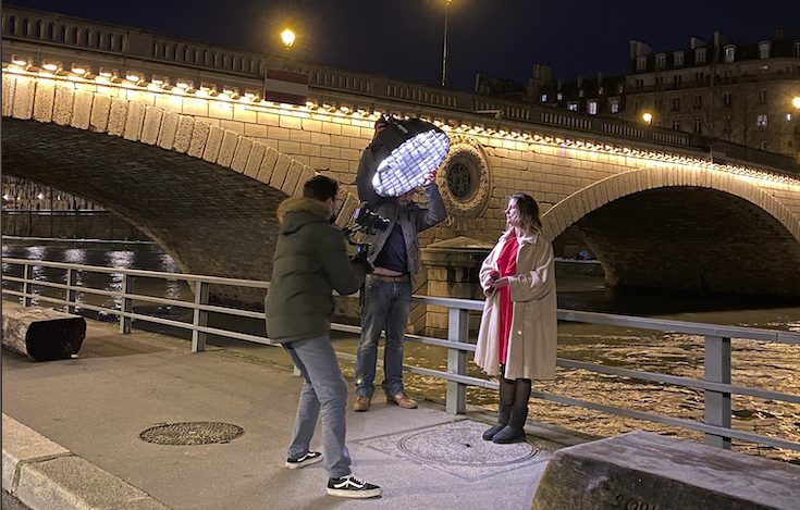 Paris tournage Saint-Valentin