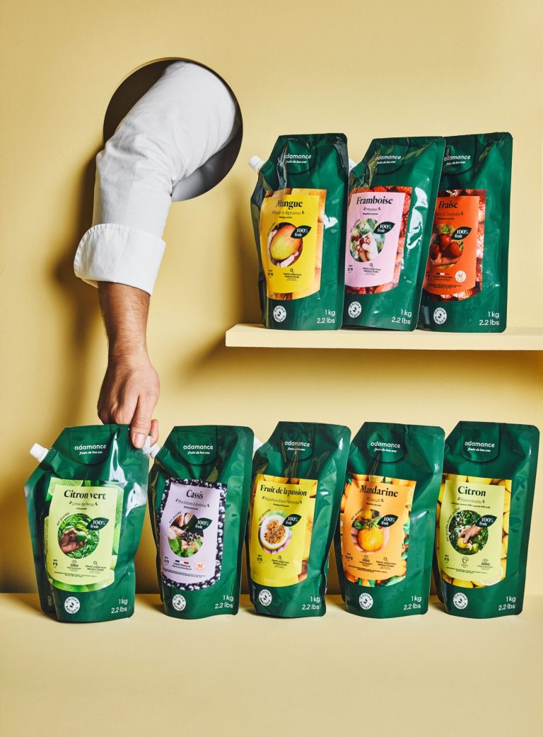 Gamme fraîche d'Adamance : une direction artistique qui déboîte