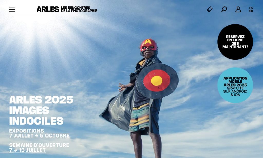 Page d'accueil rencontres d'arles 2025